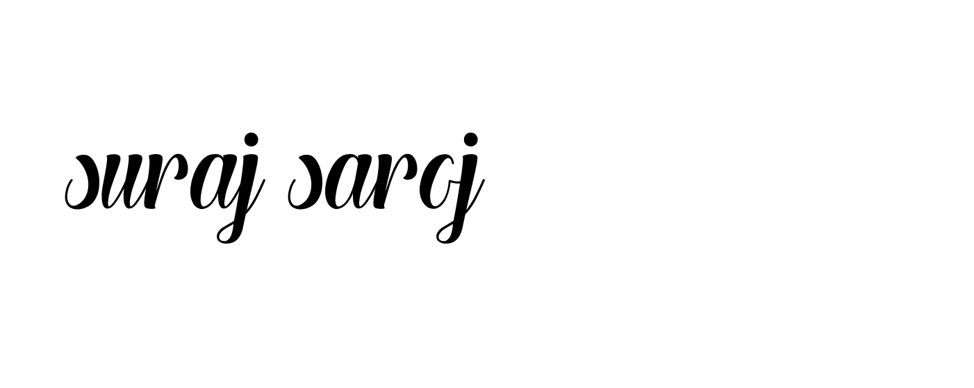 Signature of suraj-saroj