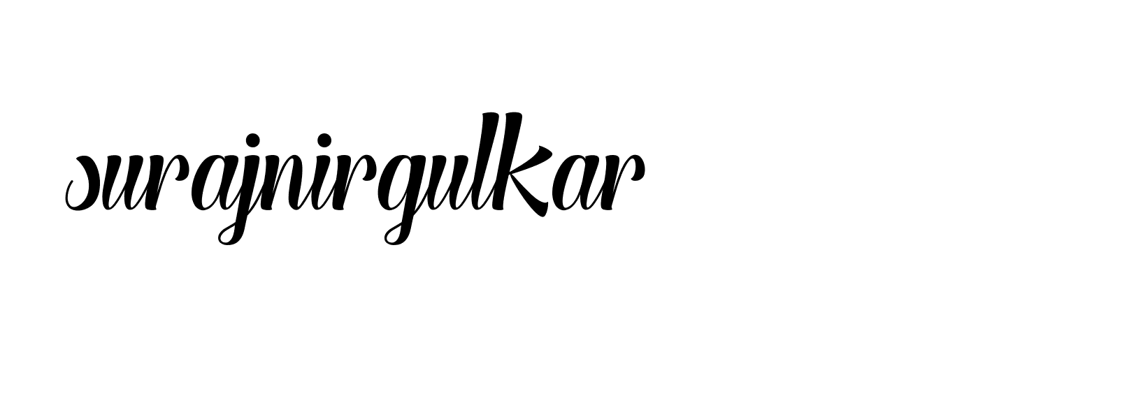 Signature of surajnirgulkar