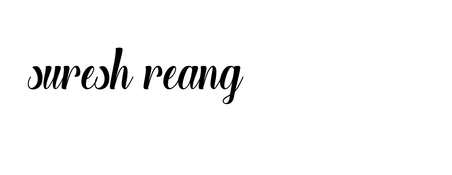 Signature of suresh-reang