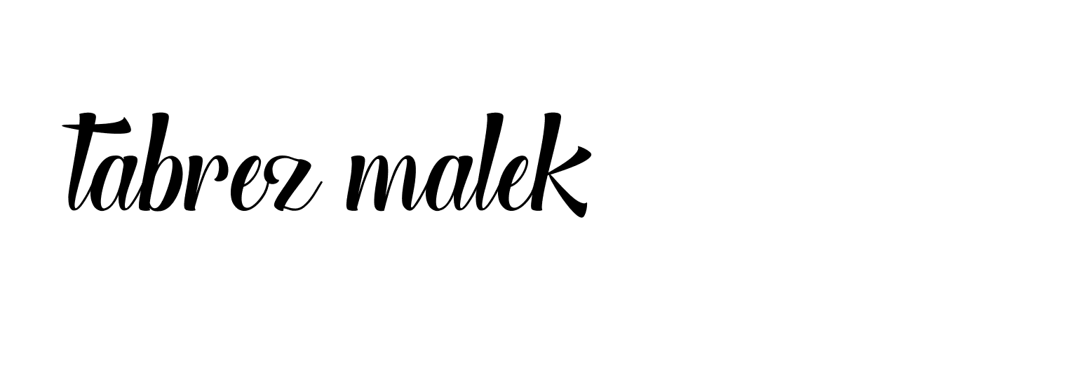 Signature of tabrez-malek