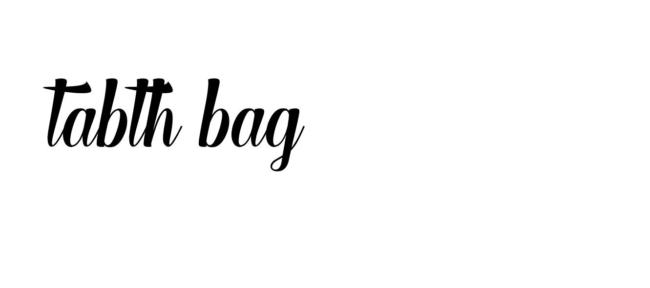 Signature of tabth-bag