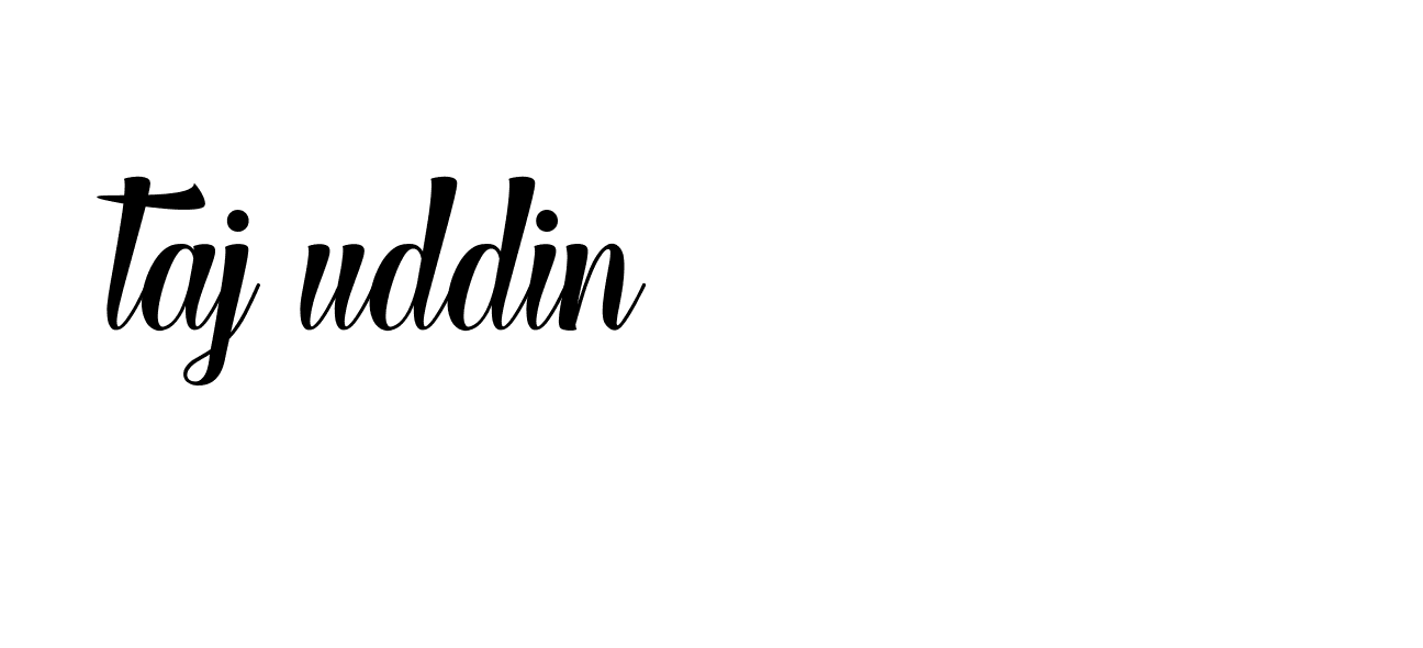 Signature of taj-uddin