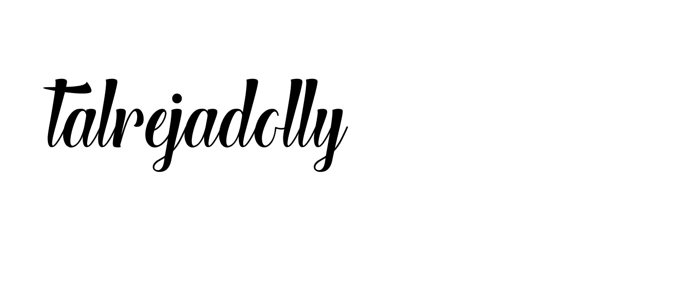 Signature of talrejadolly