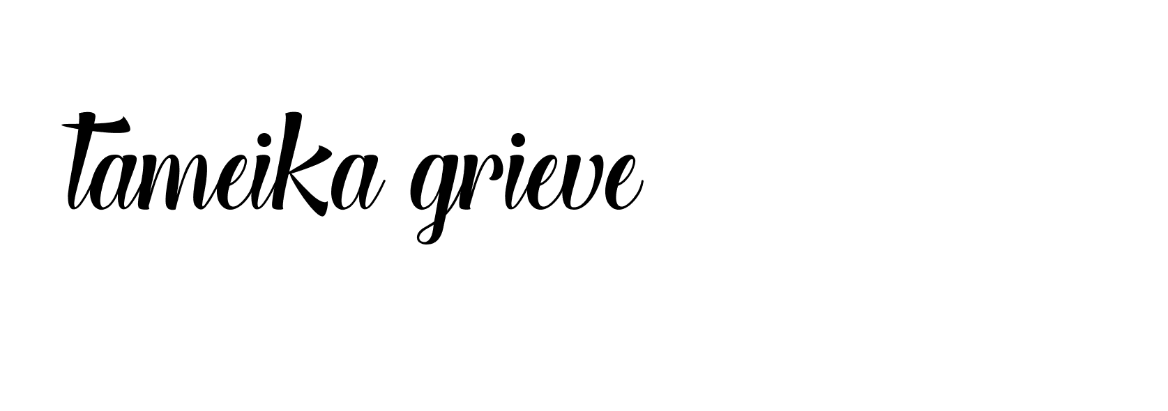 Signature of tameika-grieve-