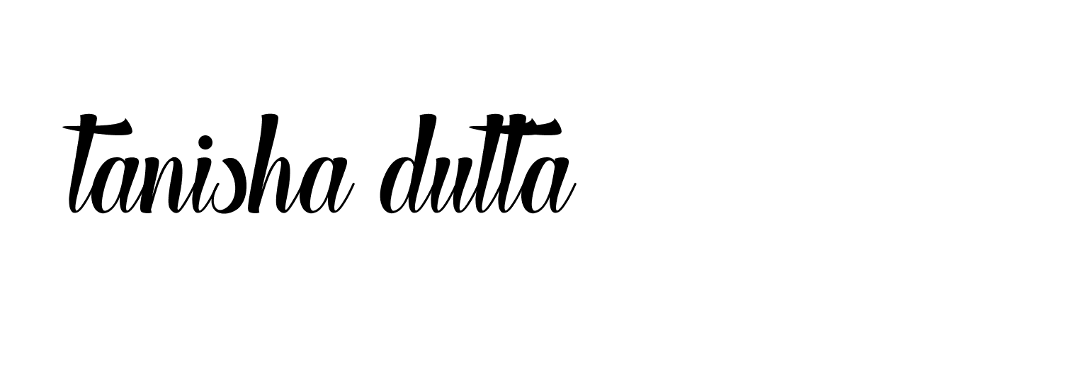 Signature of tanisha-dutta