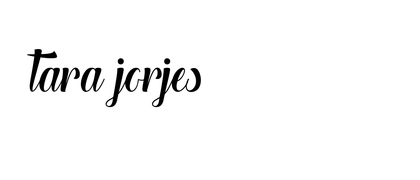 Signature of tara-jorjes