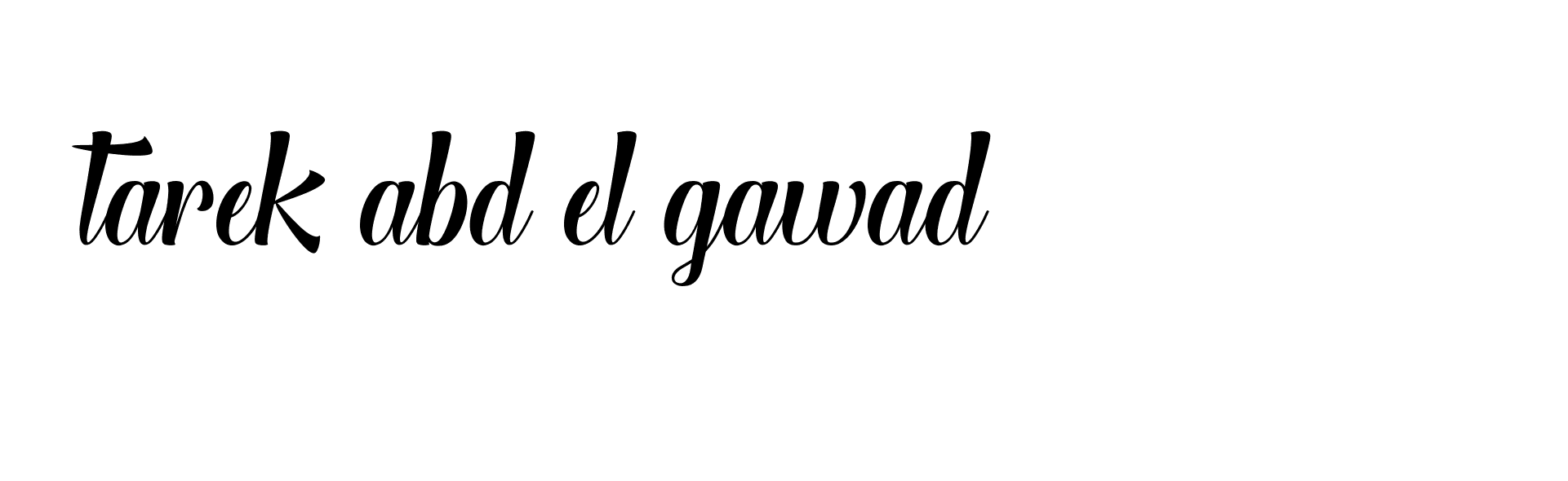 Signature of tarek-abd-el-gawad