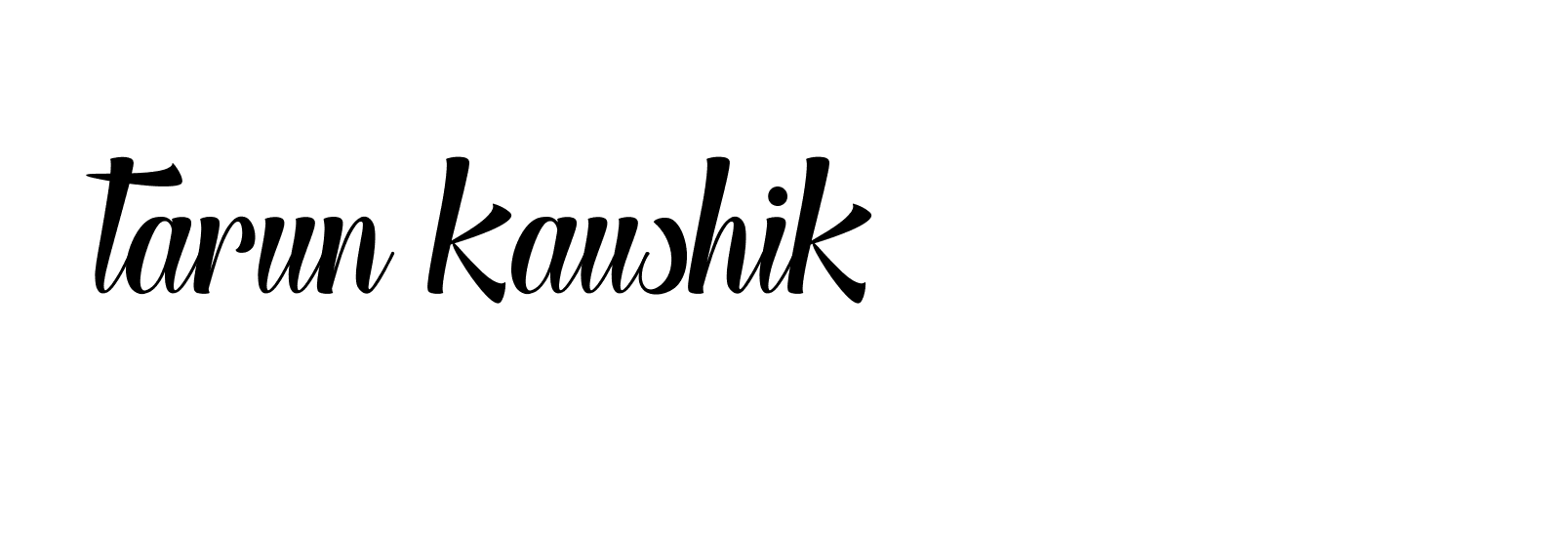 Signature of tarun-kaushik