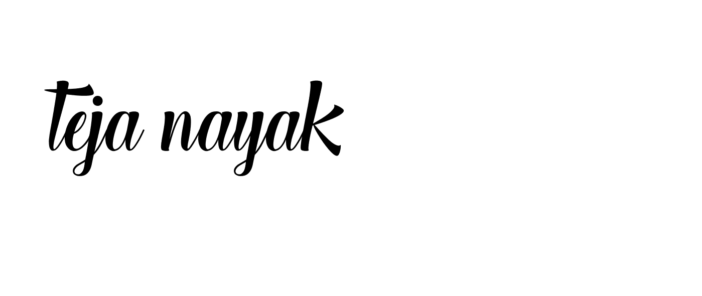 Signature of teja-nayak