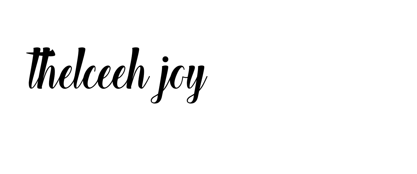 Signature of thelceeh-joy