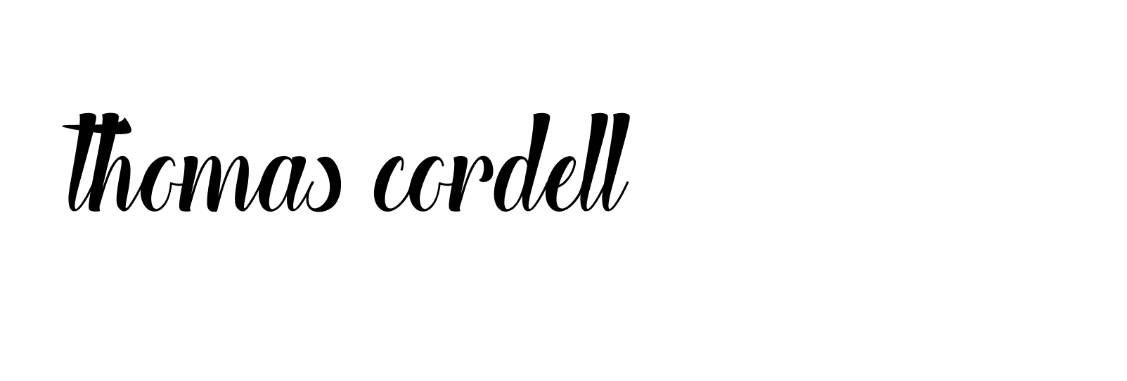 Signature of thomas-cordell