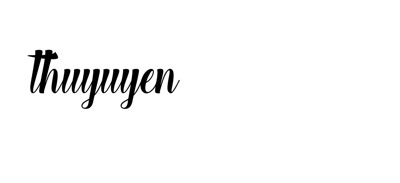 Signature of thuyuyen