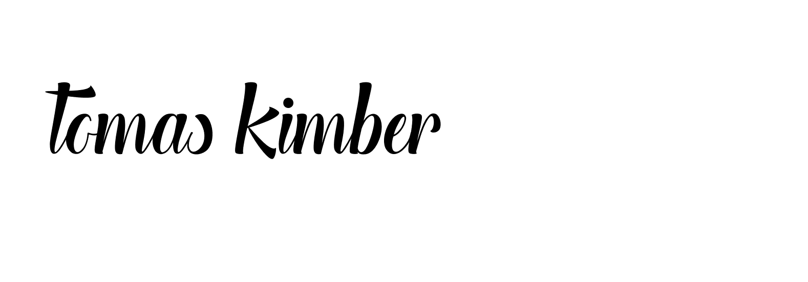 Signature of tomas-kimber