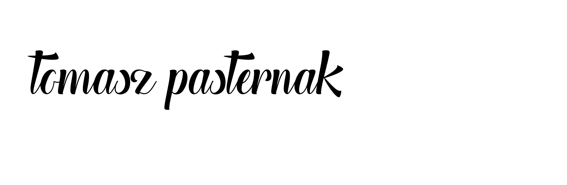 Signature of tomasz-pasternak