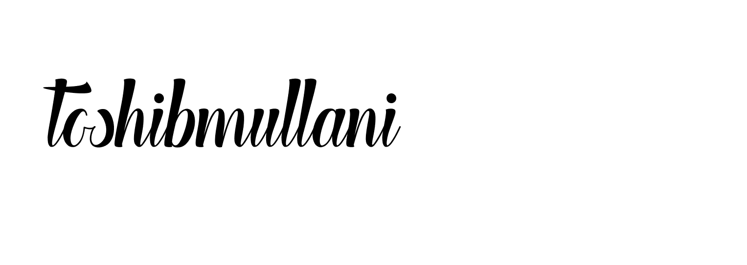 Signature of toshibmullani