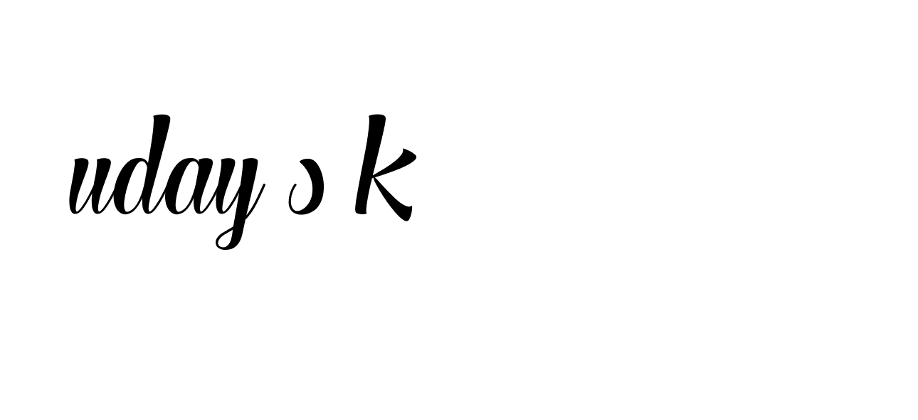 Signature of uday-s-k