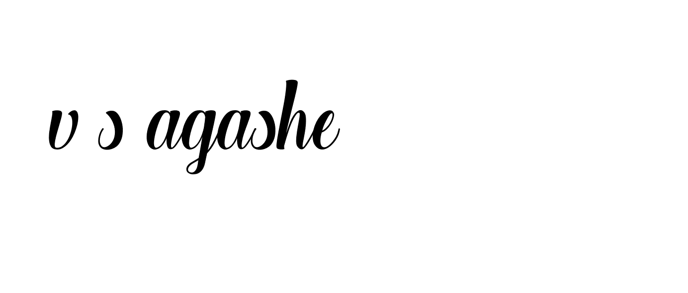 Signature of v-s-agashe