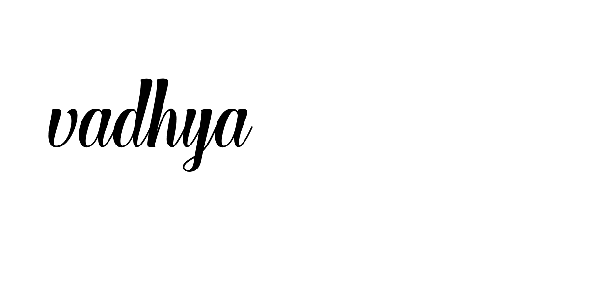 Signature of vadhya