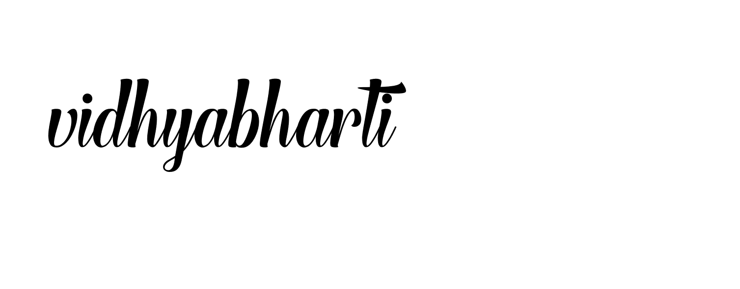 Signature of vidhyabharti