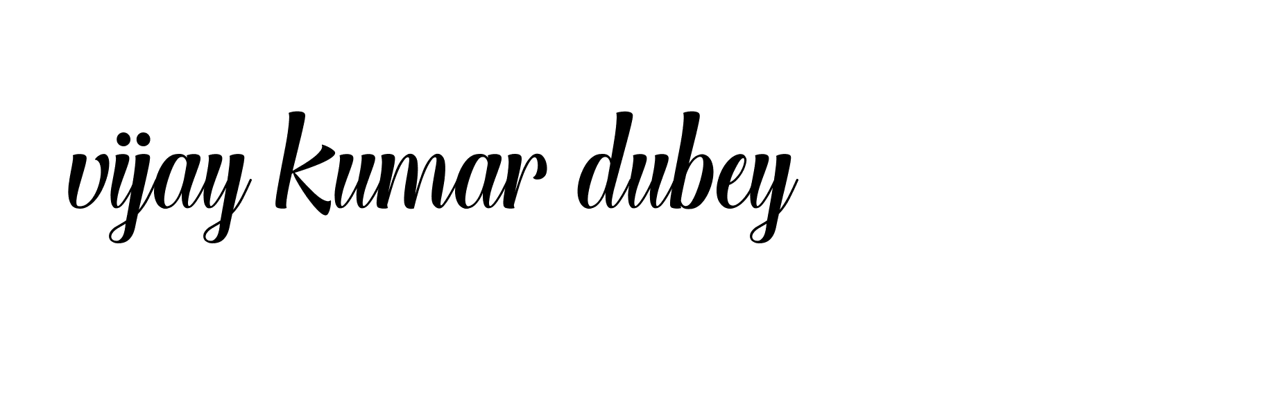 Signature of vijay-kumar-dubey