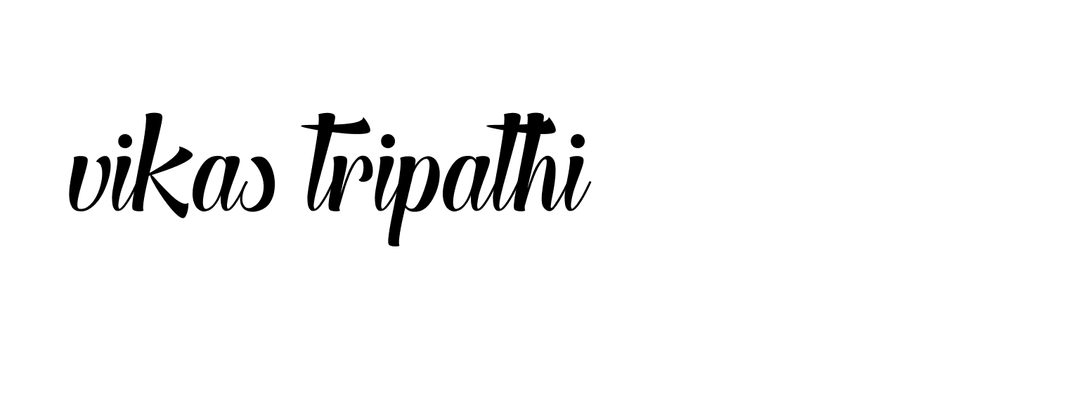 Signature of vikas-tripathi