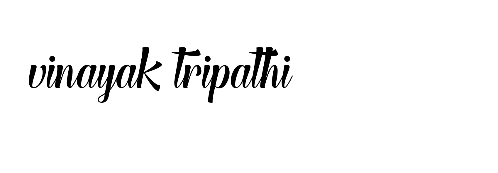 Signature of vinayak-tripathi