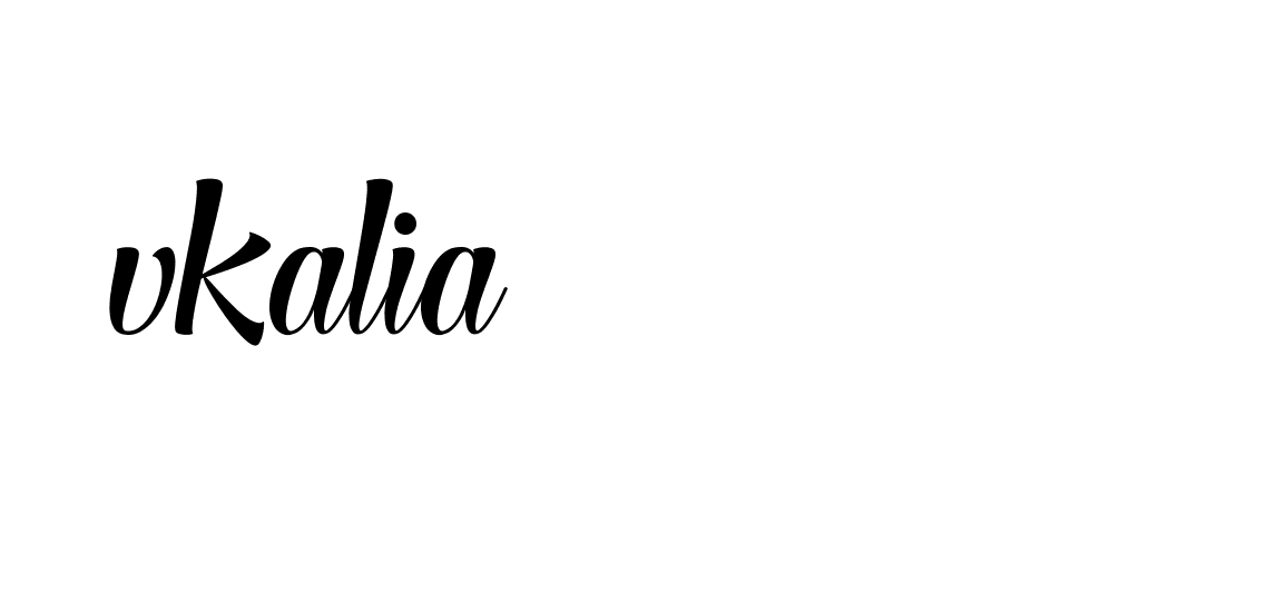 Signature of vkalia