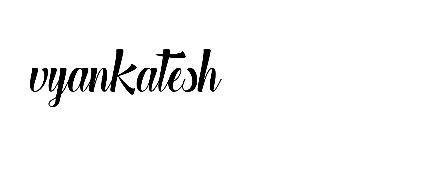 Signature of vyankatesh