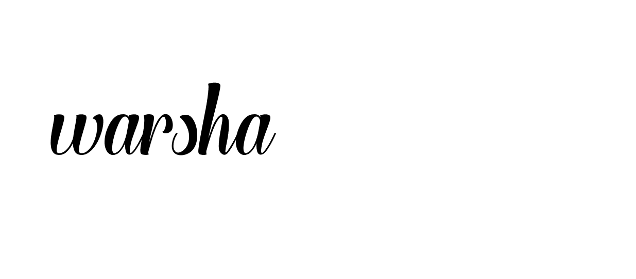 Signature of warsha