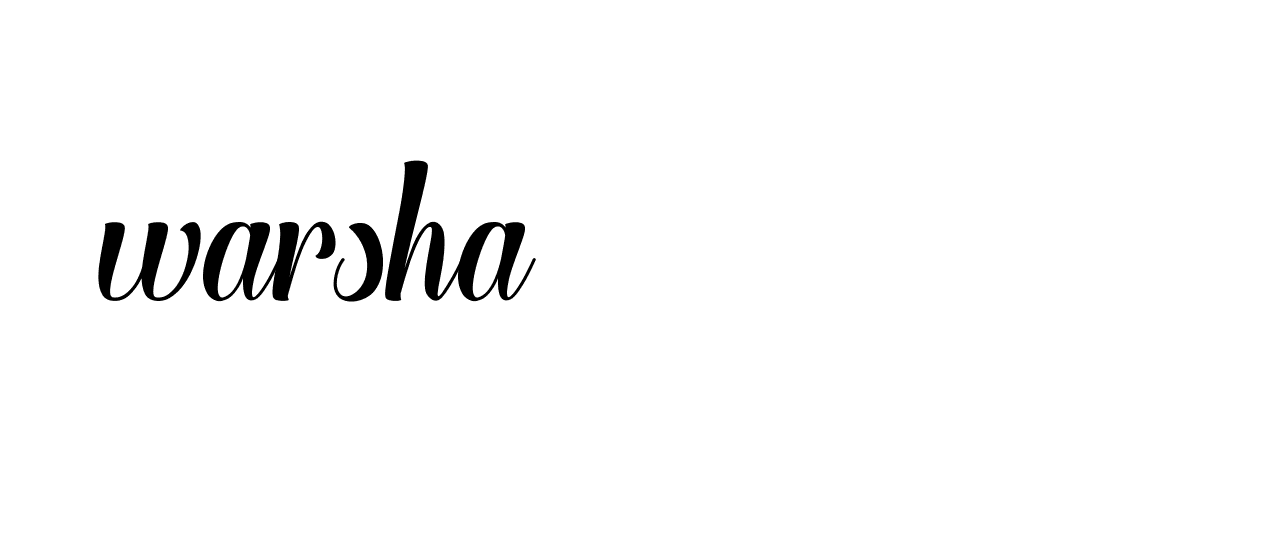 Signature of warsha-