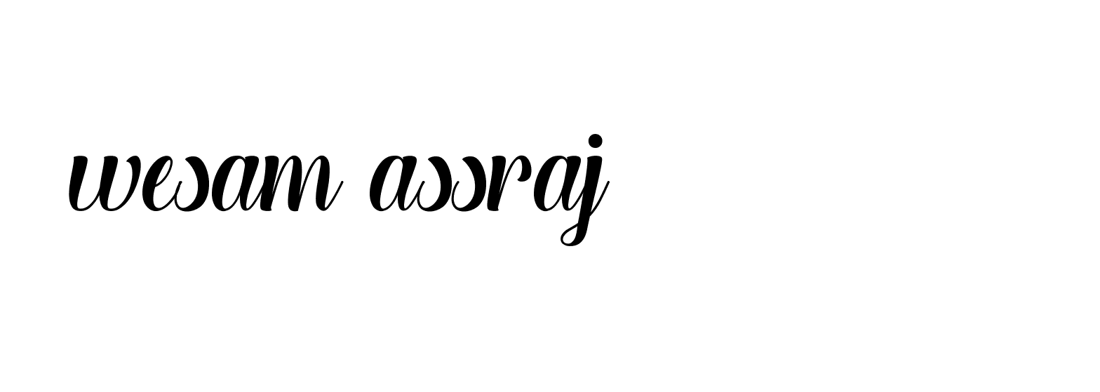 Signature of wesam-assraj