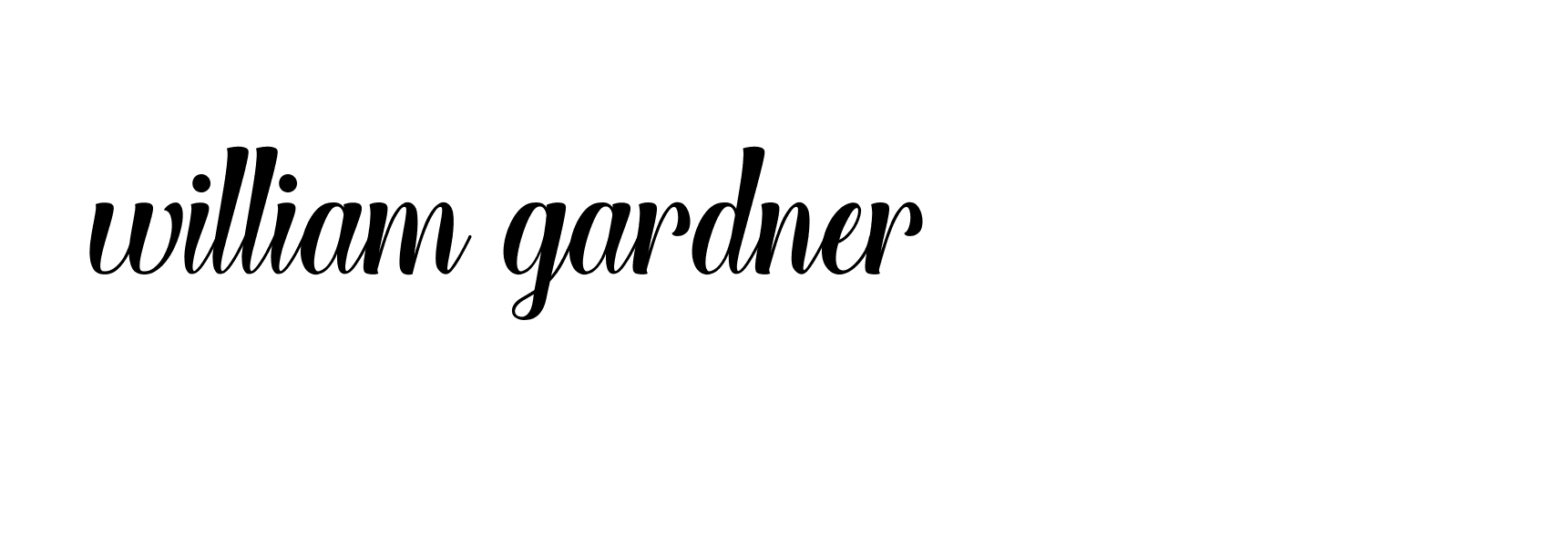 Signature of william-gardner