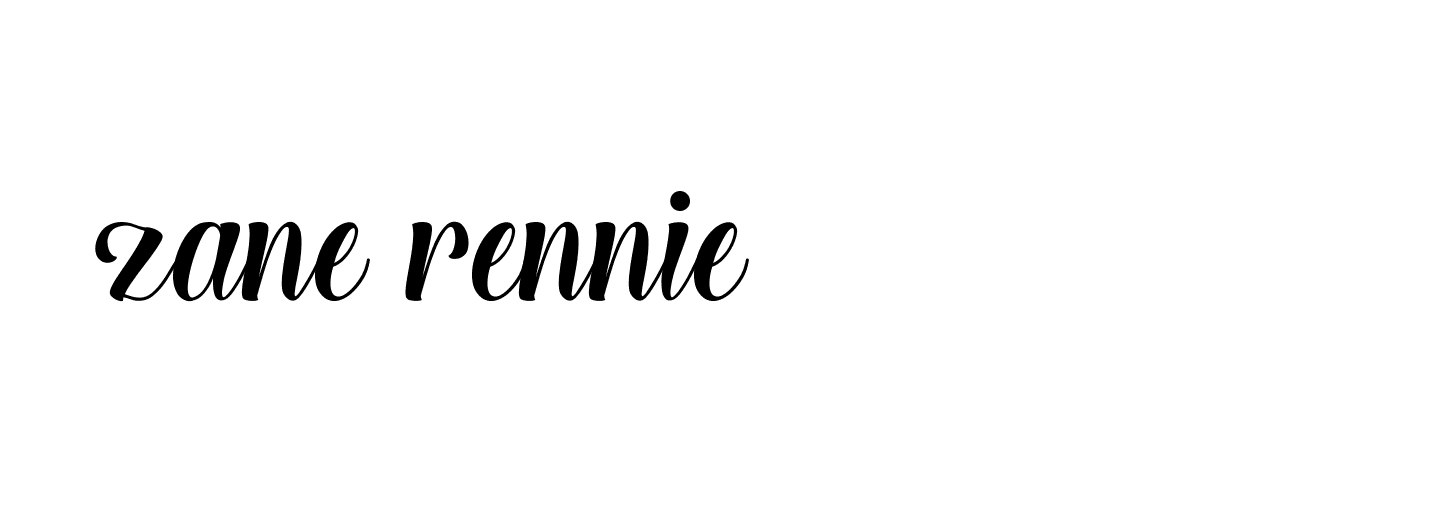 Signature of zane-rennie