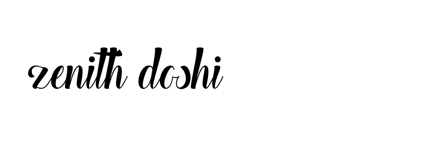 Signature of zenith-doshi