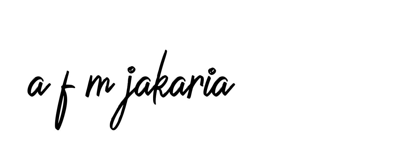 Signature of a-f-m-jakaria