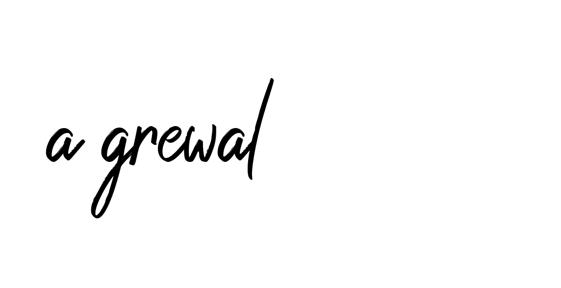 Signature of a-grewal