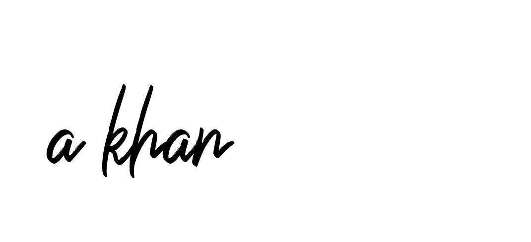 Signature of a-khan