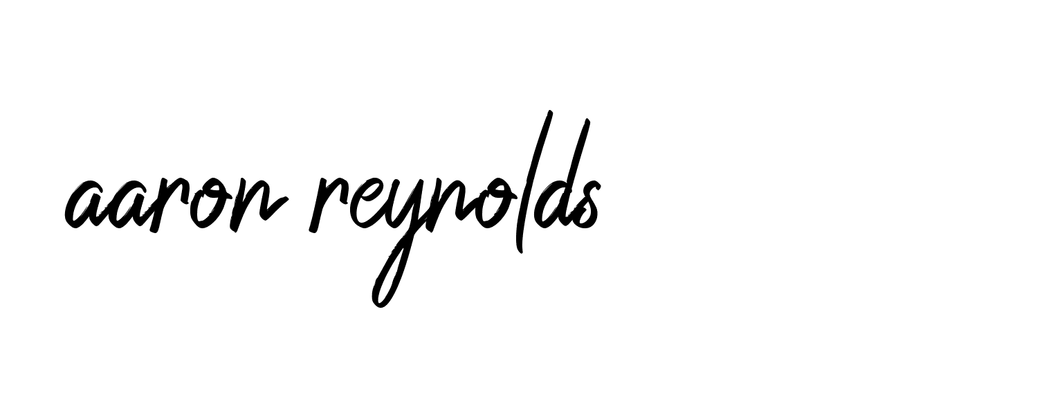 Signature of aaron-reynolds-