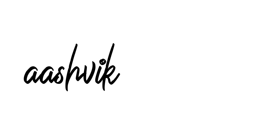 Signature of aashvik