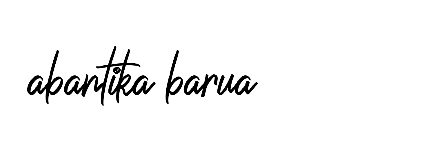 Signature of abantika-barua