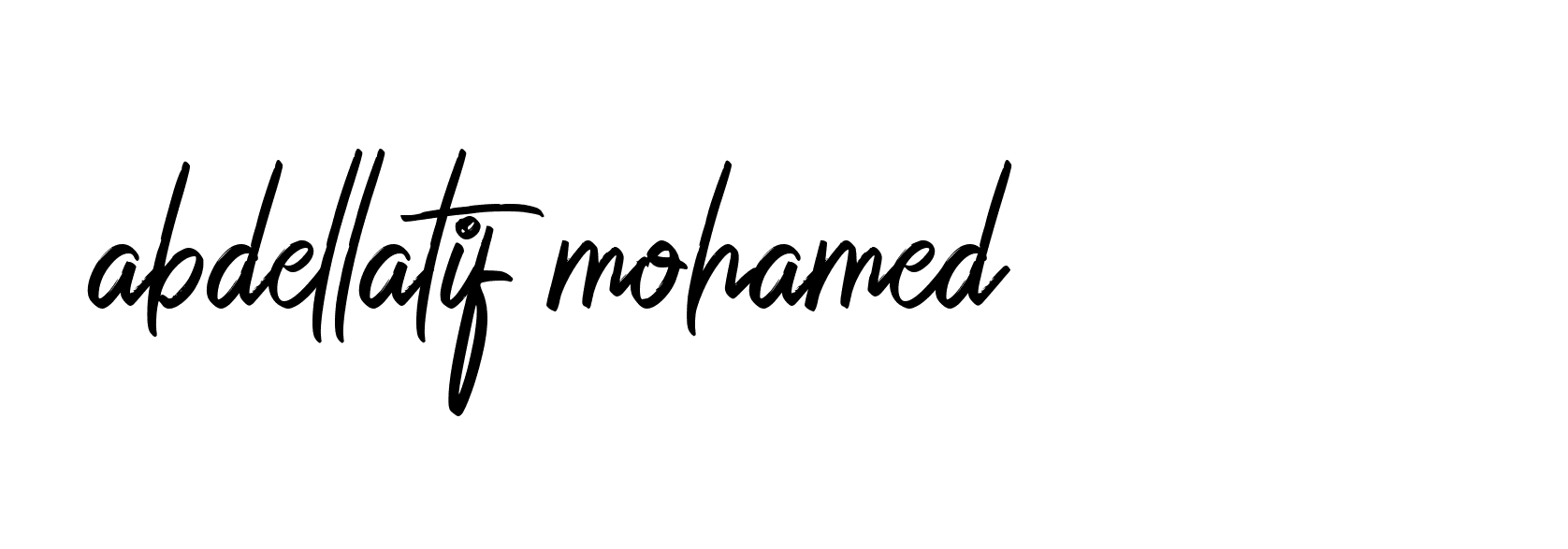 Signature of abdellatif-mohamed