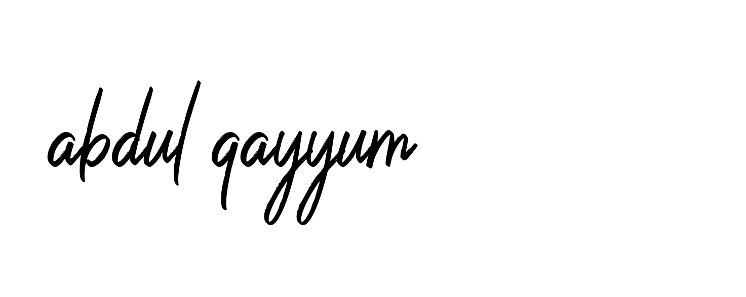 Signature of abdul-qayyum-