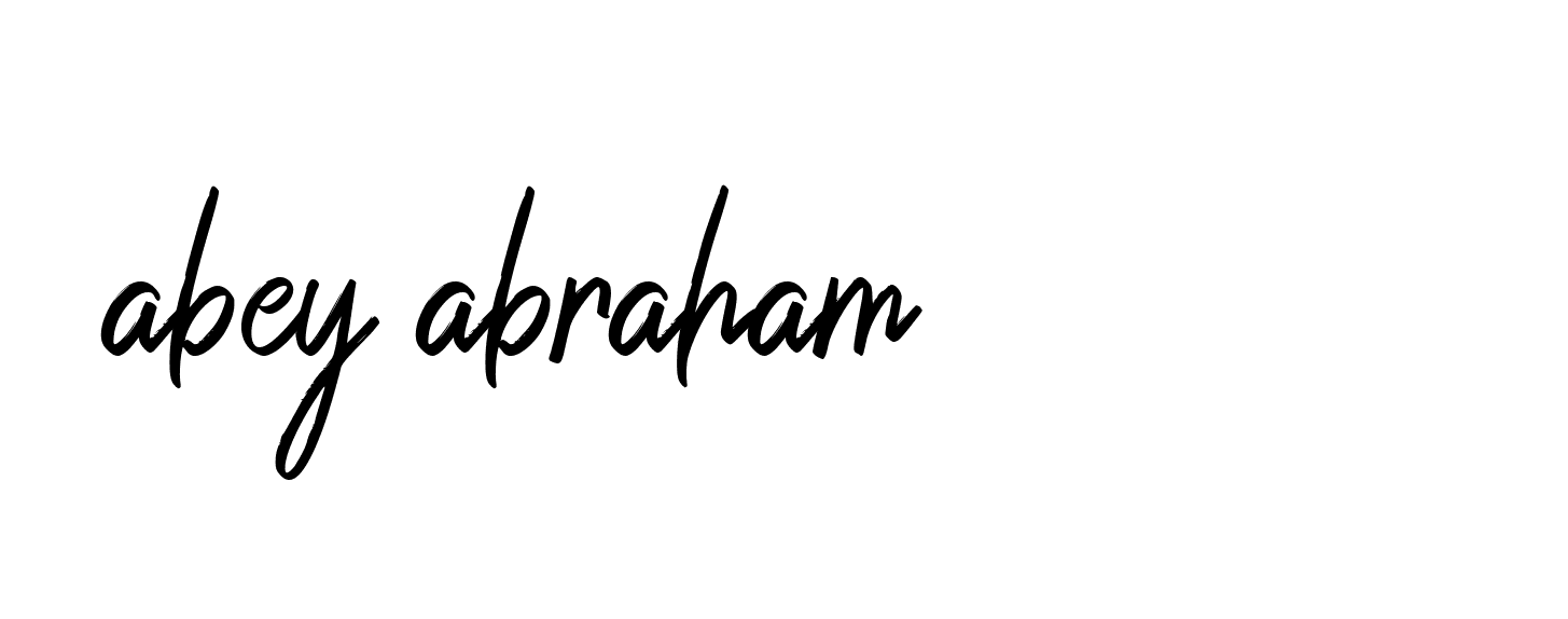 Signature of abey-abraham