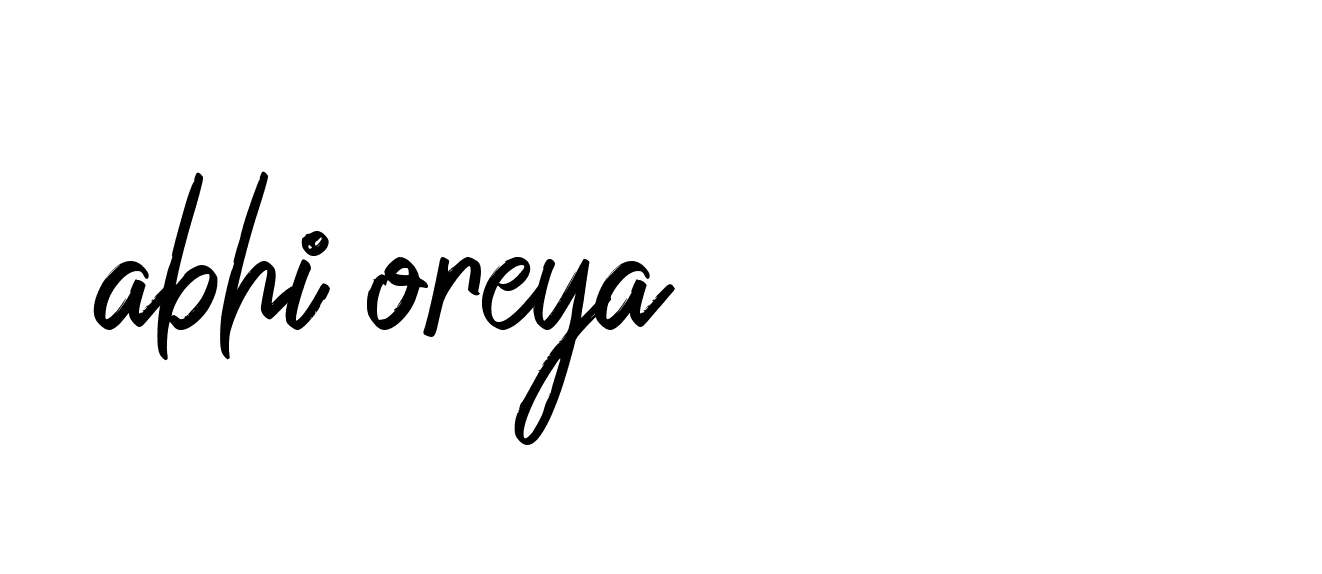 Signature of abhi-oreya-