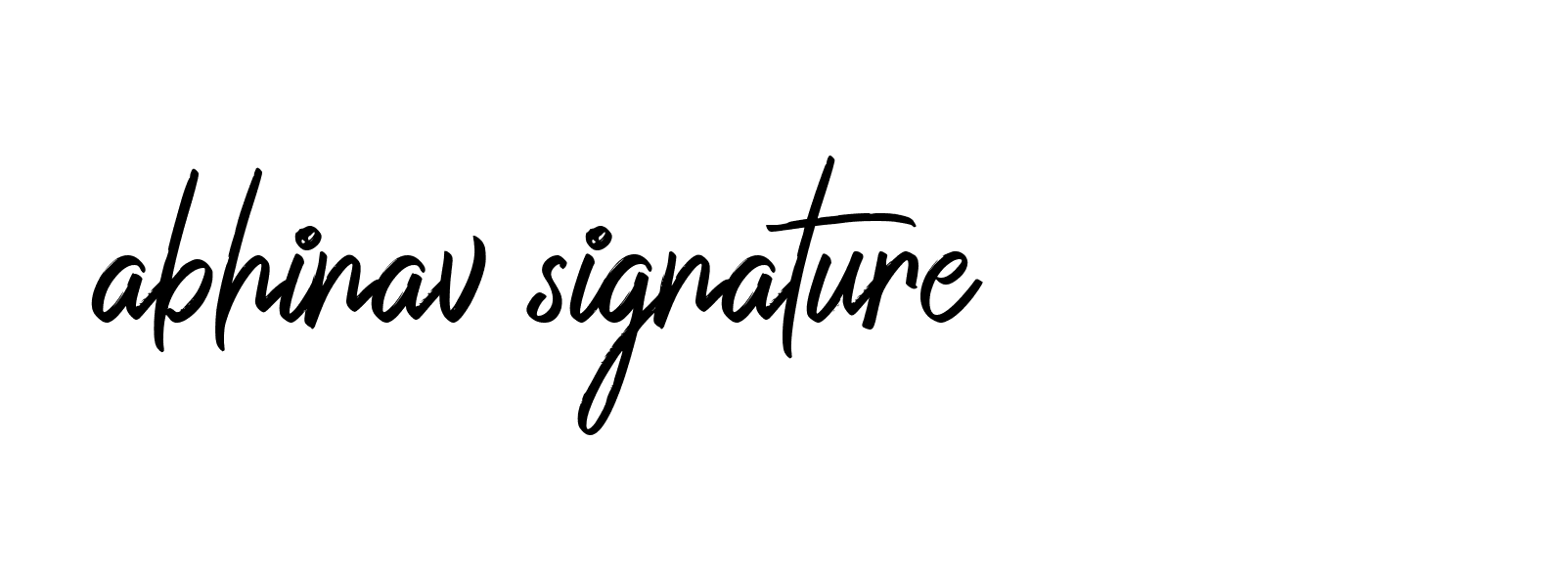 Signature of abhinav-signature