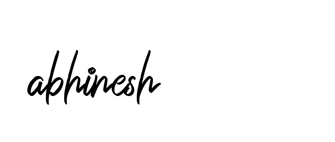 Signature of abhinesh