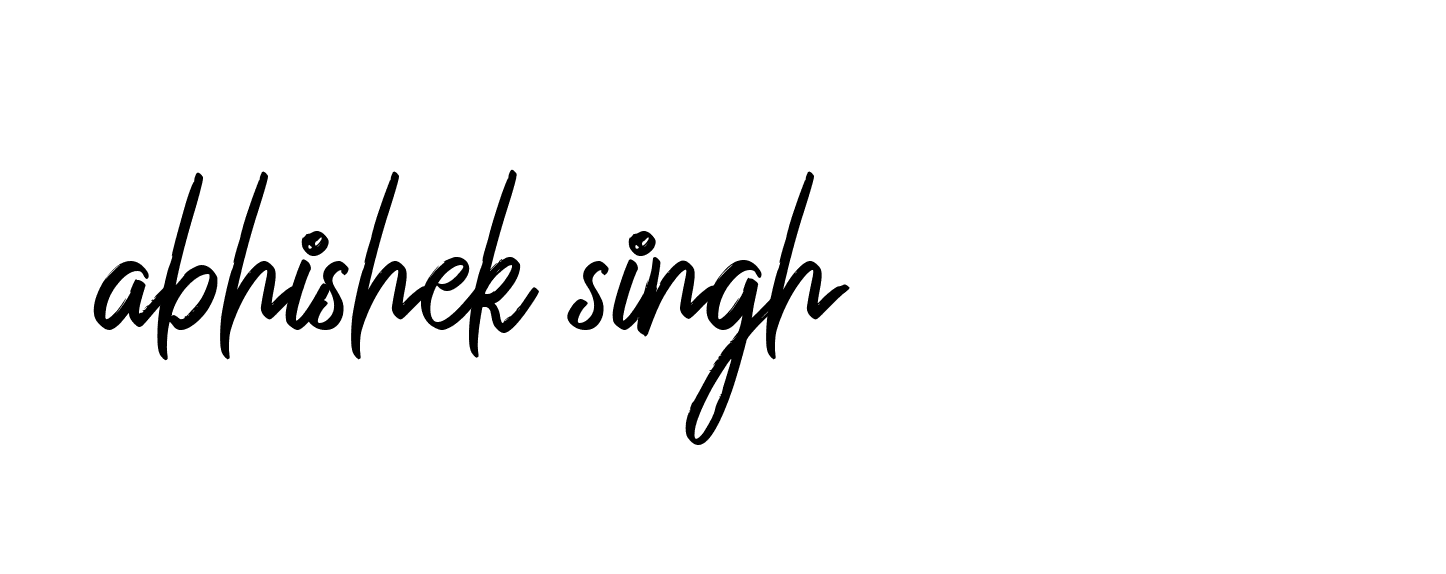 Signature of abhishek-singh