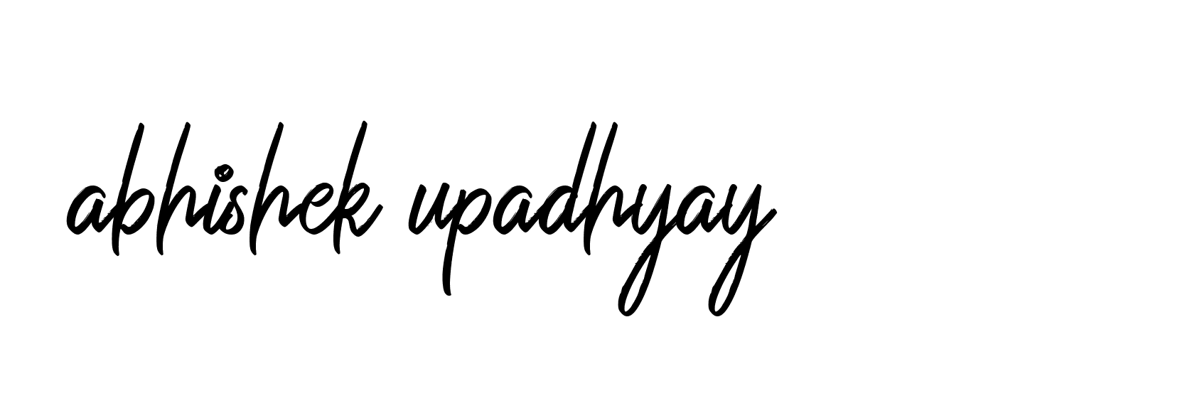 Signature of abhishek-upadhyay