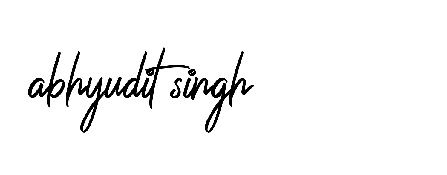 Signature of abhyudit-singh-