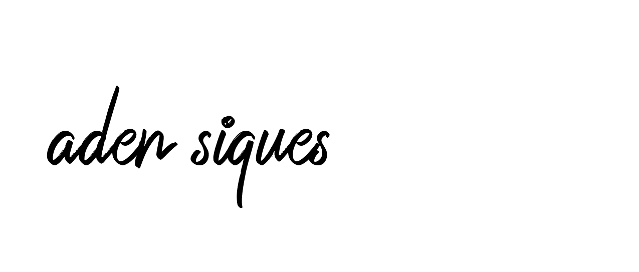 Signature of aden-siques